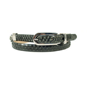 Ellen Tracy Accessories - ELLEN TRACY Italian Leather Snakeskin Skinny Belt Ellen Tracy Accessories - ELLEN TRACY Italian Leather Snakeskin Skinny Belt